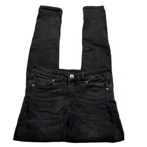 Divided by H&M Womens Skinny Jeans Size 2 Charcoal Wash Stretch Denim Pockets